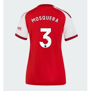 Arsenal Cristhian Mosquera #3 Jalkapallovaatteet Naisten Kotipaita 2026-27 Lyhythihainen